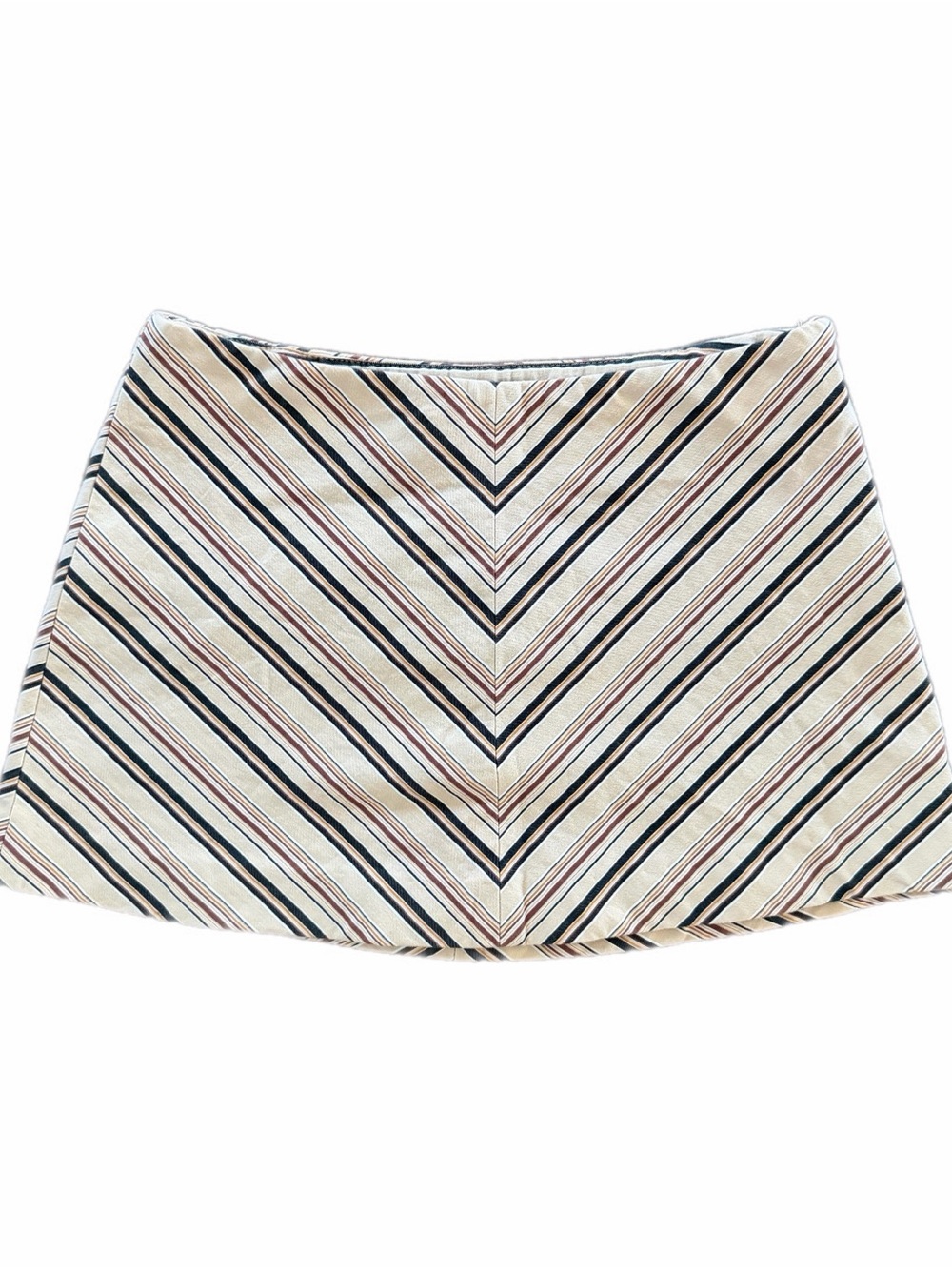 Vintage Y2K 2000’s GUESS Striped Fitted Low Rise Micro Mini Skirt - SZ 4